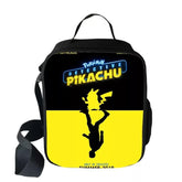 Pokemon Detective Pikachu Insulated Lunch Bag for Boy Kids Thermos Cooler Adults Tote Food Lunch Box