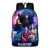 Kpop Blackpink Backpack School Sports Bag