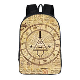 Anime Gravity Falls Backpack School Sports Bag