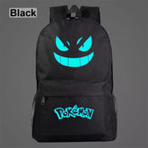 Pikachu Gastly Cosplay Backpack School Bag Water Proof
