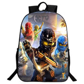 Movie Lego Ninjago Backpack School Sports Bag