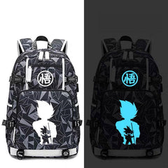 Dragon Ball Goku #11 USB Charging Backpack School NoteBook Laptop Travel Bags