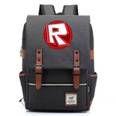Game Roblox #2 Canvas Travel Backpack School Notebook Bag