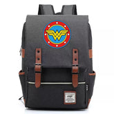 DC Wonder Woman Diana Prince #2 Canvas Travel Backpack School Notebook Bag