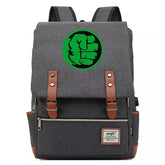 The Incredible Hulk Canvas Travel Backpack School Notebook Bag