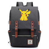 Pokemon Pikachu Canvas Travel Backpack School Notebook Bag