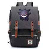 Pokemon Gengar Canvas Travel Backpack School Notebook Bag