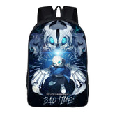 Game Undertale Sans Cosplay Backpack School Notebook Bag