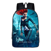 Aquaman Mera Cosplay Backpack School Notebook Bag