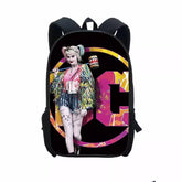 Birds of Prey Harley Quinn Backpack School Sports Bag