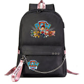 PAW Patrol Ryder Marshall  USB Charging Backpack Shoolbag Notebook Bag Gifts for Kids Students