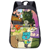 The Amazing World of Gumball Backpack School Sports Bag for Kids Boy Girl