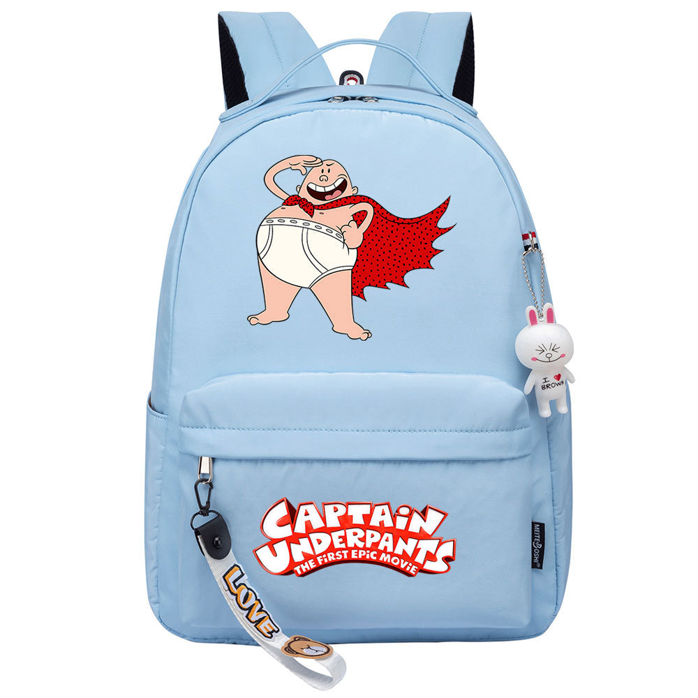 Captain Underpants Backpack Shoolbag Notebook Bag Gifts for Kids Students