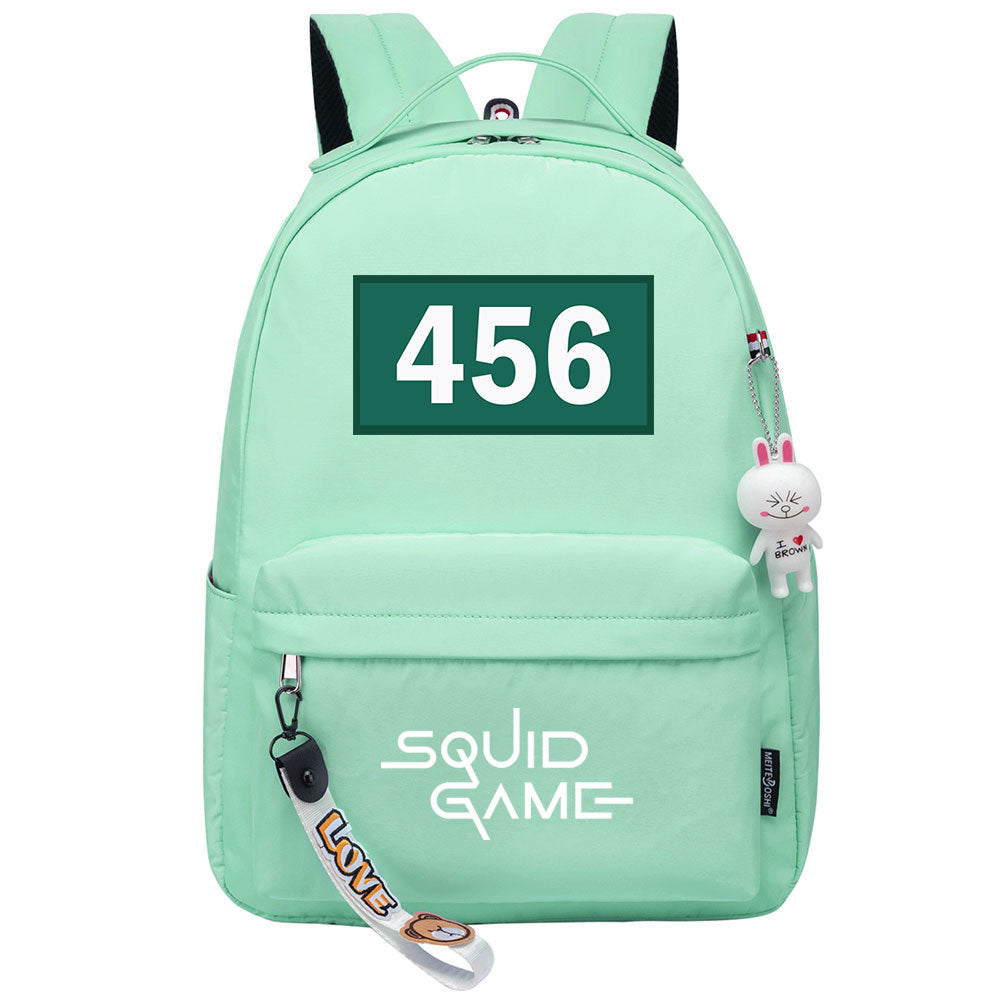 Squid Game Backpack Shoolbag Notebook Bag Gifts for Kids Students