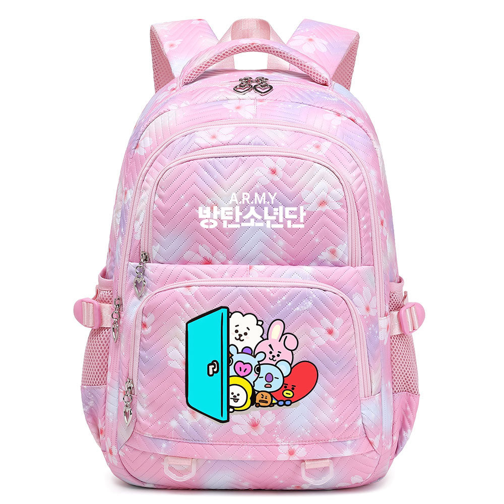 KPOP BTS Waterproof Backpacks Kids School Bags Teenagers Backpack