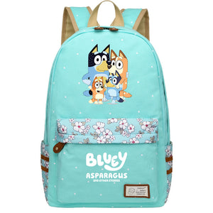 Bluey Fashion Canvas Travel Backpack School Bag