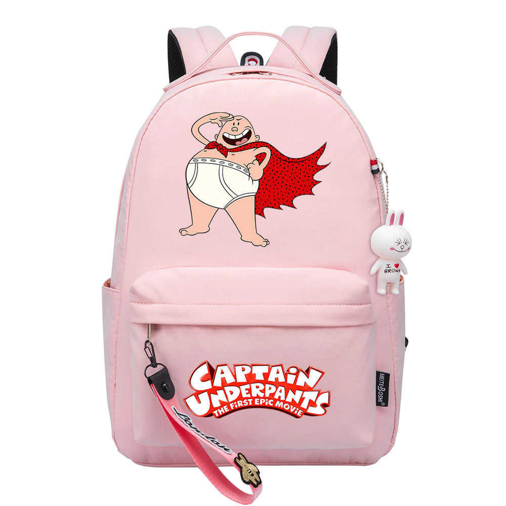 Captain Underpants Backpack Shoolbag Notebook Bag Gifts for Kids Students