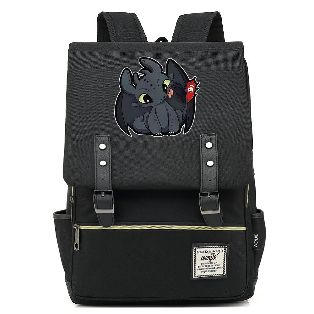 How to Train Your Dragon Canvas Travel Backpack School Book Bag