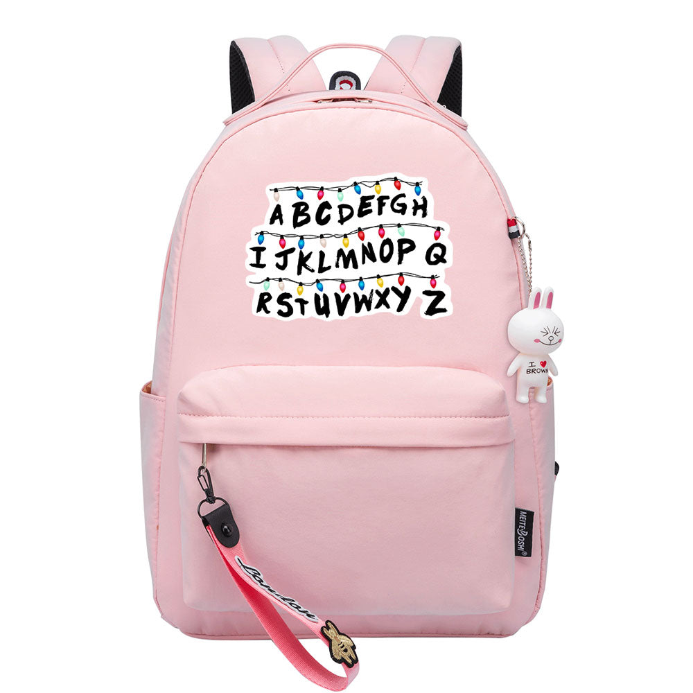 Strangers Things Cosplay Backpack School Bag Water Proof
