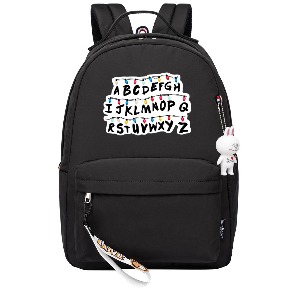 Strangers Things Cosplay Backpack School Bag Water Proof