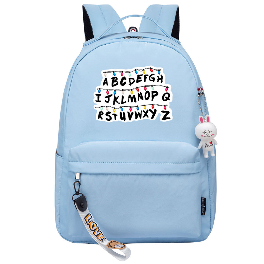 Strangers Things Cosplay Backpack School Bag Water Proof