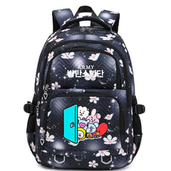 KPOP BTS Waterproof Backpacks Kids School Bags Teenagers Backpack