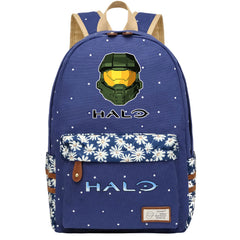 Halo Infinite Fashion Canvas Travel Backpack School Bag