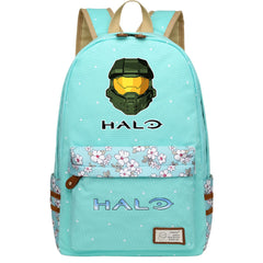 Halo Infinite Fashion Canvas Travel Backpack School Bag