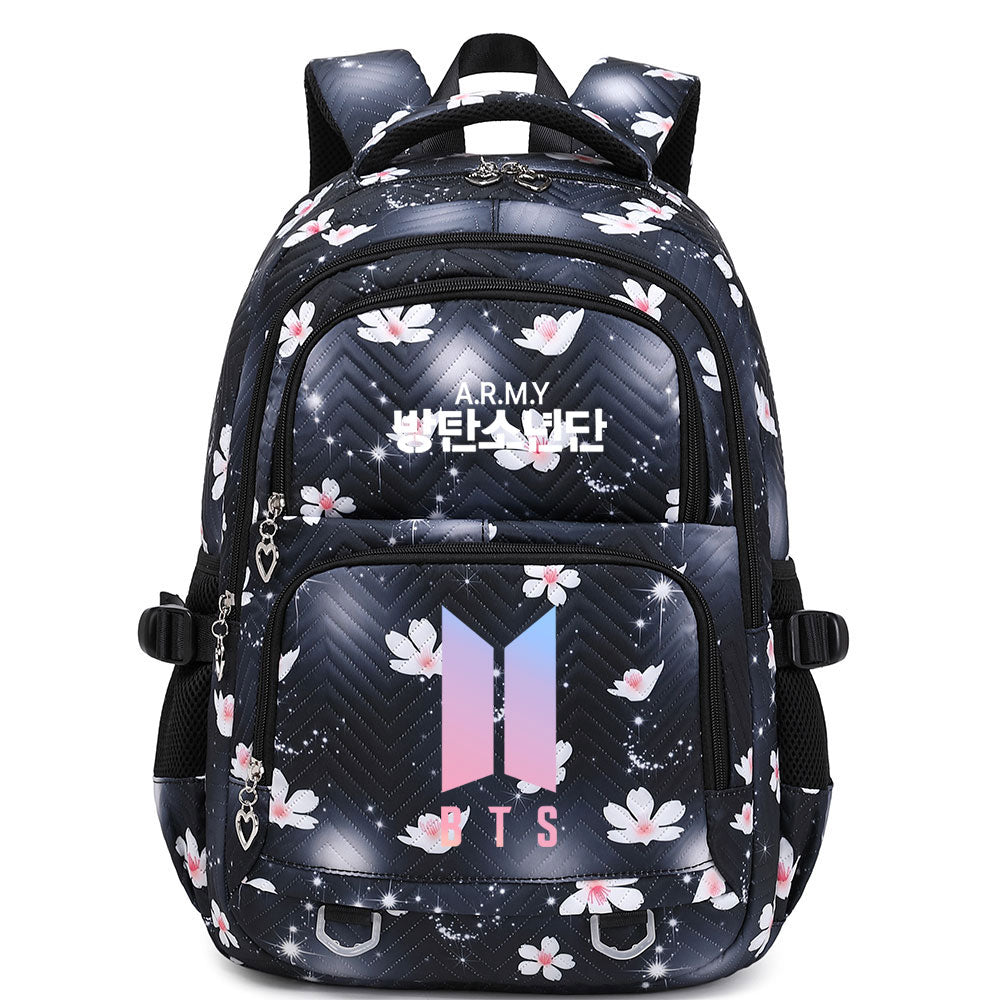 KPOP BTS Waterproof Backpacks Kids School Bags Teenagers Backpack