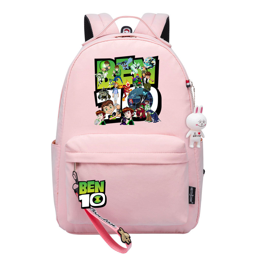 Ben 10 Ben Tennyson Cosplay Backpack School Bag Water Proof