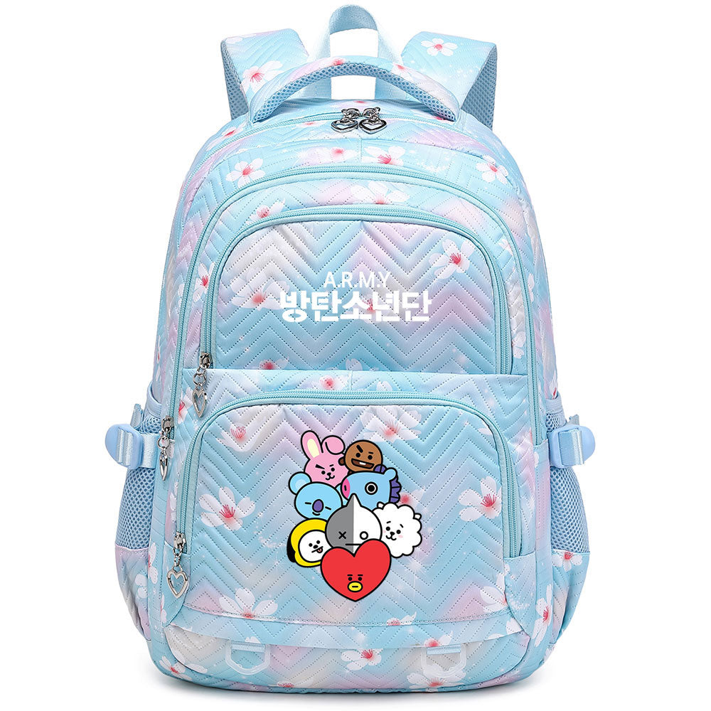 KPOP BTS Waterproof Backpacks Kids School Bags Teenagers Backpack
