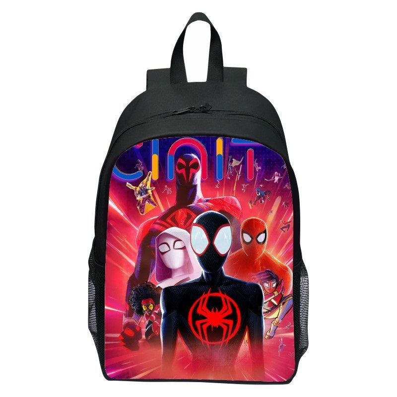 Spider Man  Across the Spider Verse  Backpack School Sports Bag for Kids Boy Girl