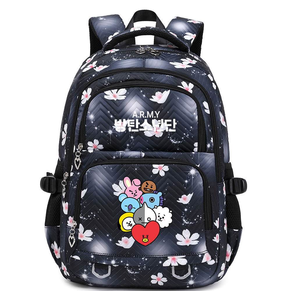 KPOP BTS Waterproof Backpacks Kids School Bags Teenagers Backpack
