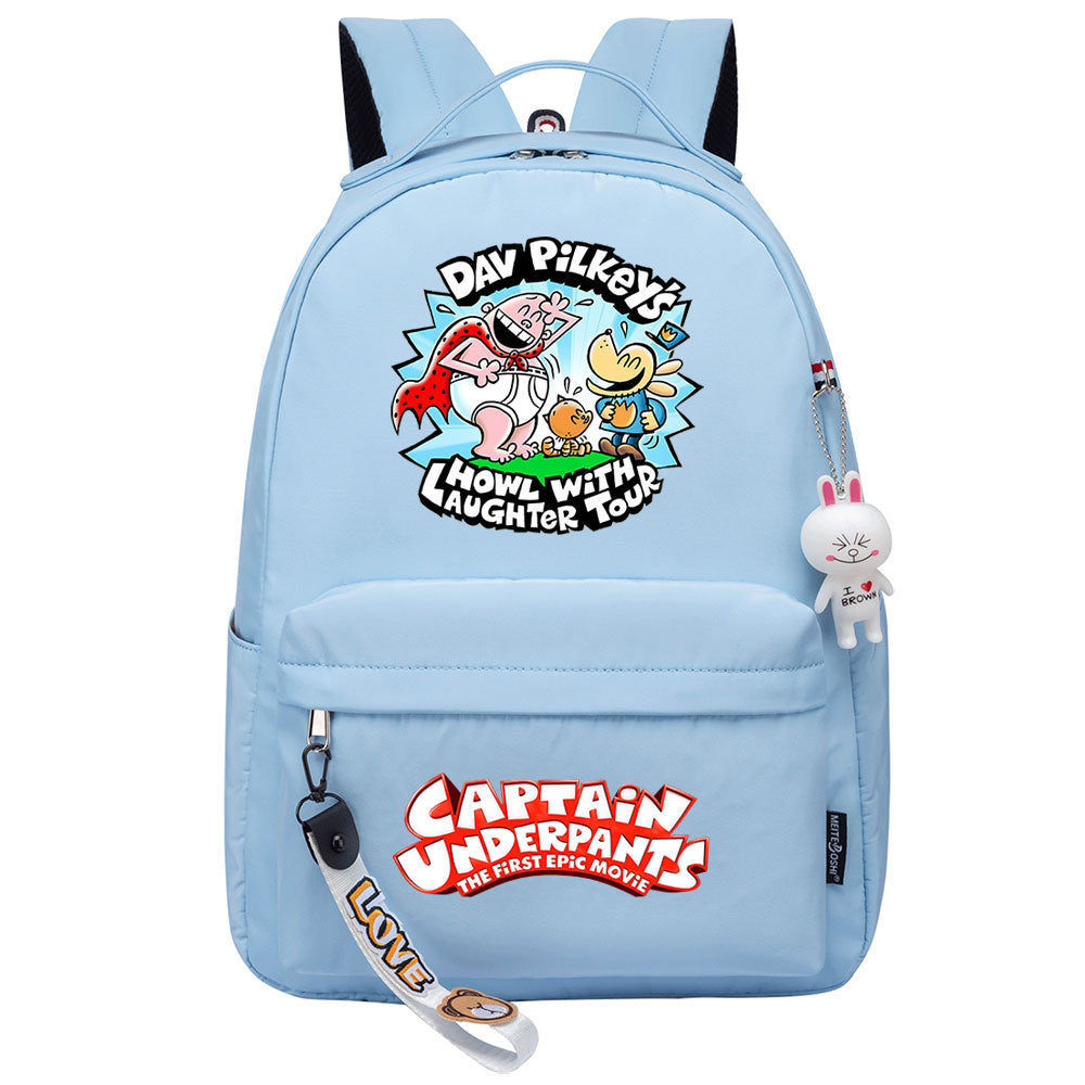Captain Underpants Backpack Shoolbag Notebook Bag Gifts for Kids Students