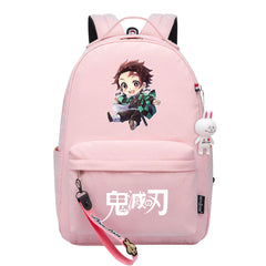 Demon Slayer Kimetsu No Yaiba Kamado Tanjiro Cosplay Backpack School Bag Water Proof