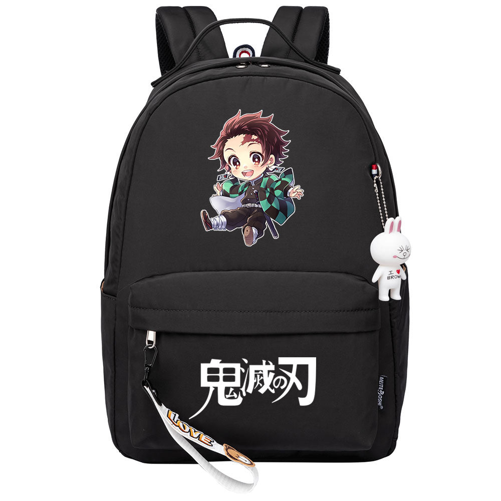 Demon Slayer Kimetsu No Yaiba Kamado Tanjiro Cosplay Backpack School Bag Water Proof