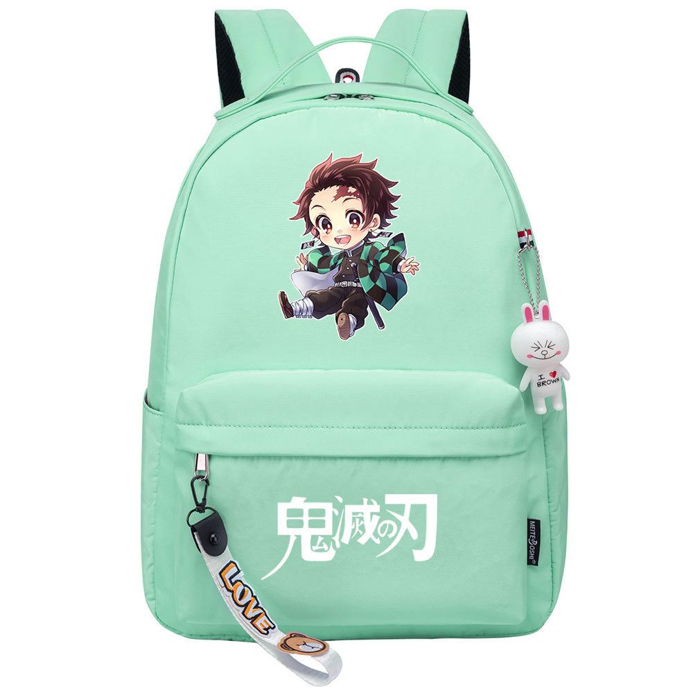 Demon Slayer Kimetsu No Yaiba Kamado Tanjiro Cosplay Backpack School Bag Water Proof