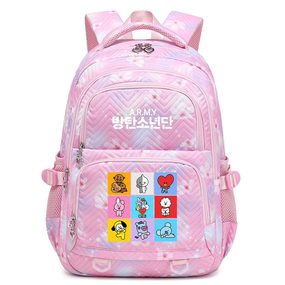KPOP BTS Waterproof Backpacks Kids School Bags Teenagers Backpack