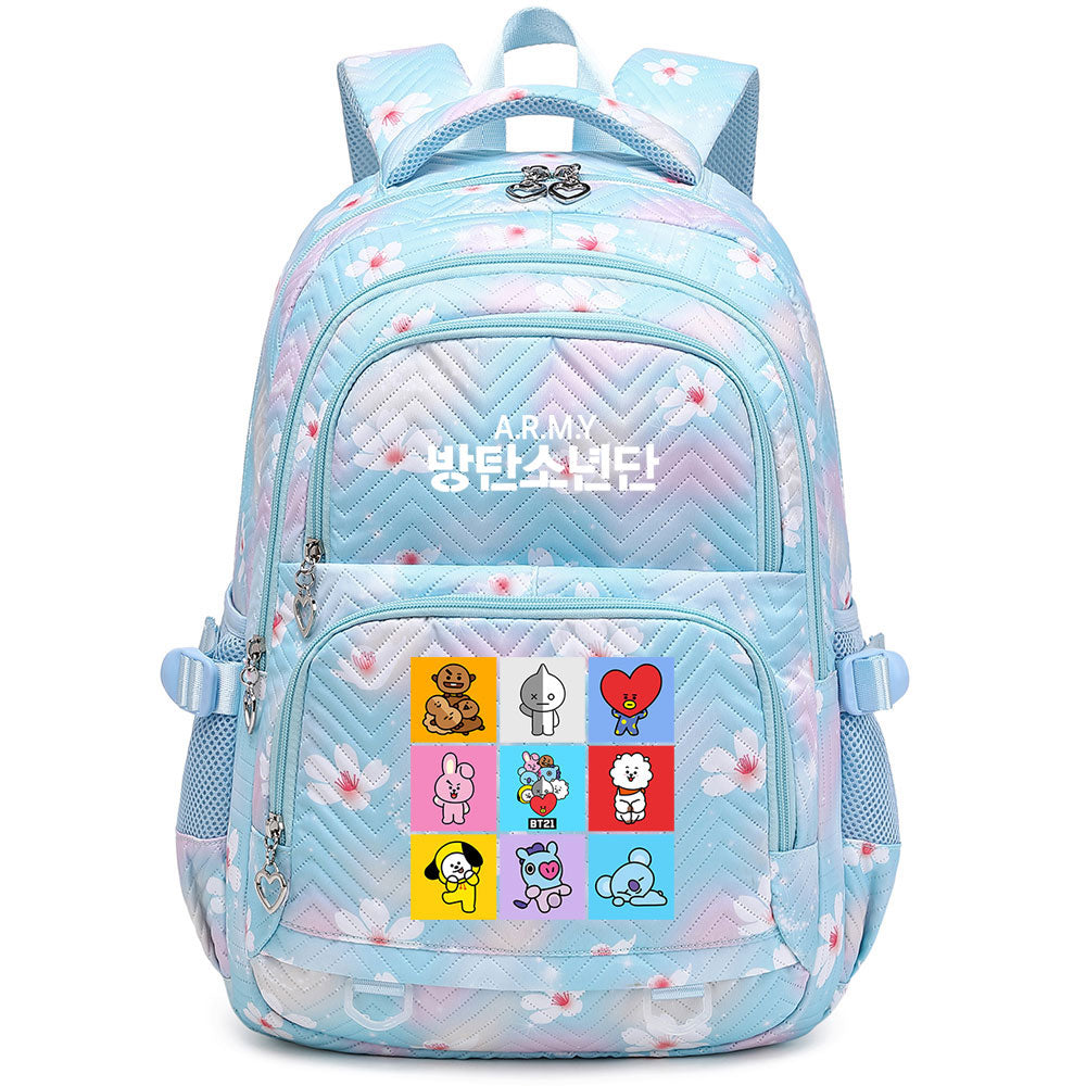 KPOP BTS Waterproof Backpacks Kids School Bags Teenagers Backpack