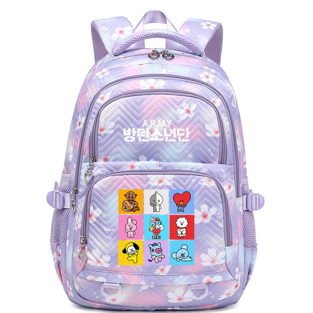 KPOP BTS Waterproof Backpacks Kids School Bags Teenagers Backpack
