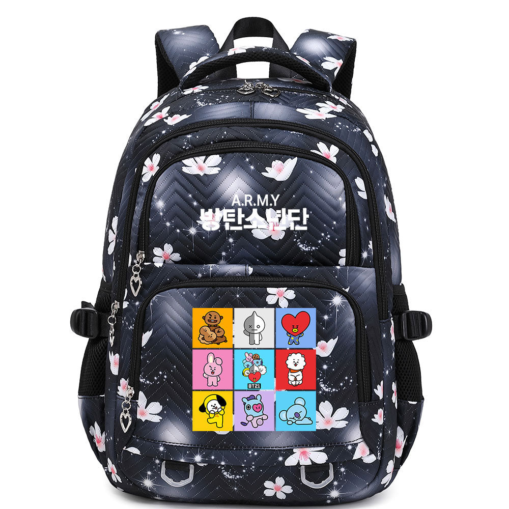 KPOP BTS Waterproof Backpacks Kids School Bags Teenagers Backpack