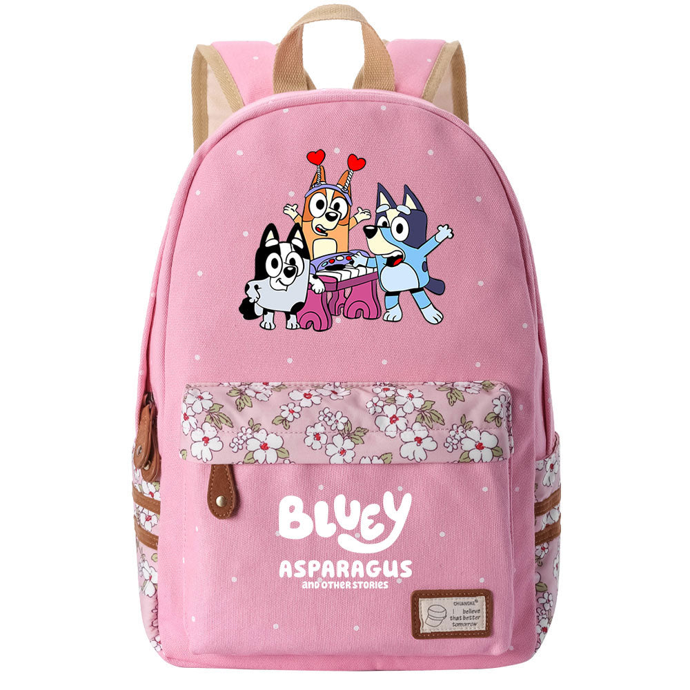 Blue Heeler Bingo Fashion Canvas Travel Backpack School Bag