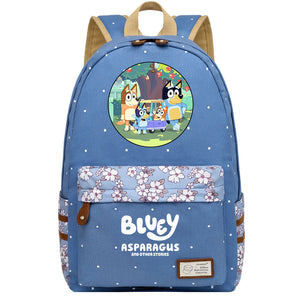 Bluey Fashion Canvas Travel Backpack School Bag