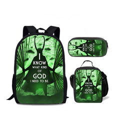 Loki Superhero Schoolbag Backpack Lunch Bag Pencil Case 3pcs Set Gift for Kids Students