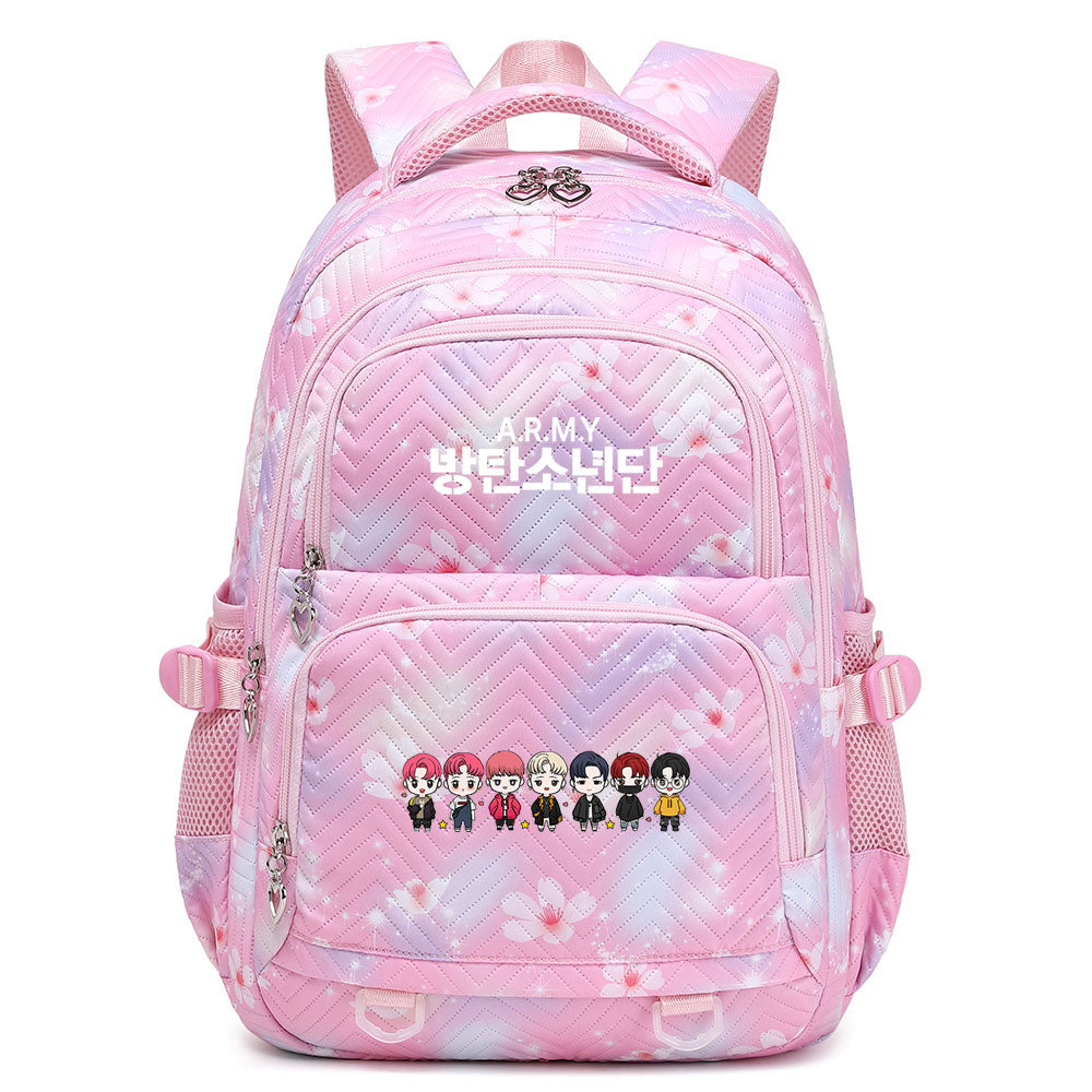 KPOP BTS Waterproof Backpacks Kids School Bags Teenagers Backpack