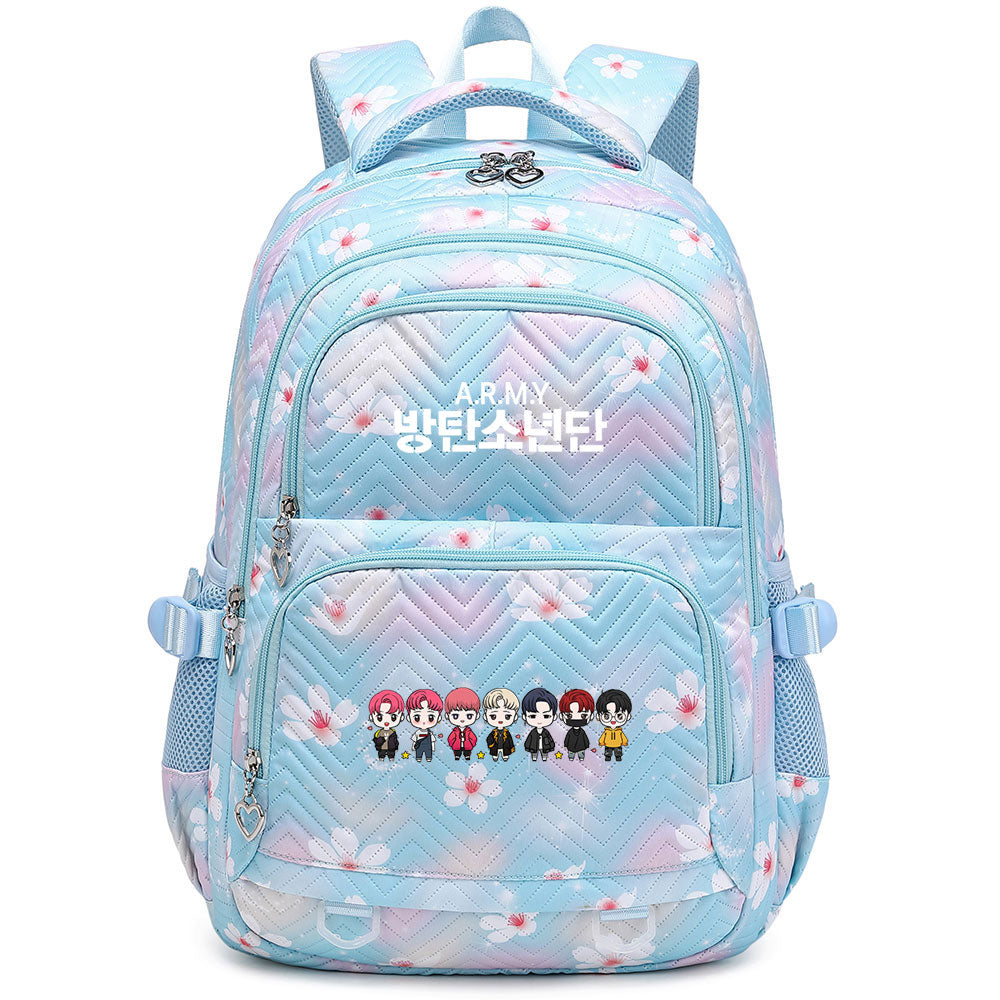 KPOP BTS Waterproof Backpacks Kids School Bags Teenagers Backpack
