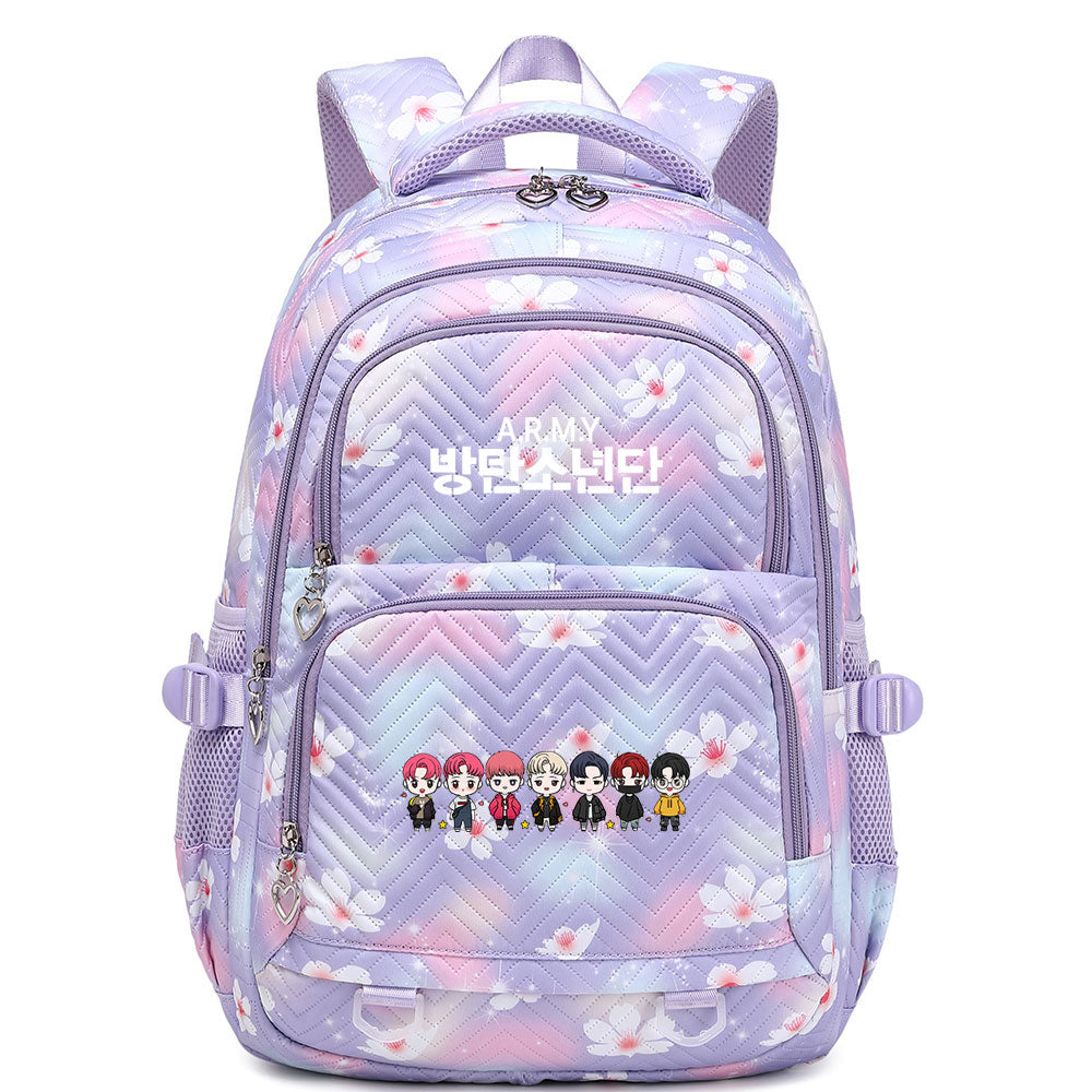 KPOP BTS Waterproof Backpacks Kids School Bags Teenagers Backpack