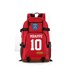 Paris Saint Germain Mbappe Football School Bookbag Travel Backpack Bags