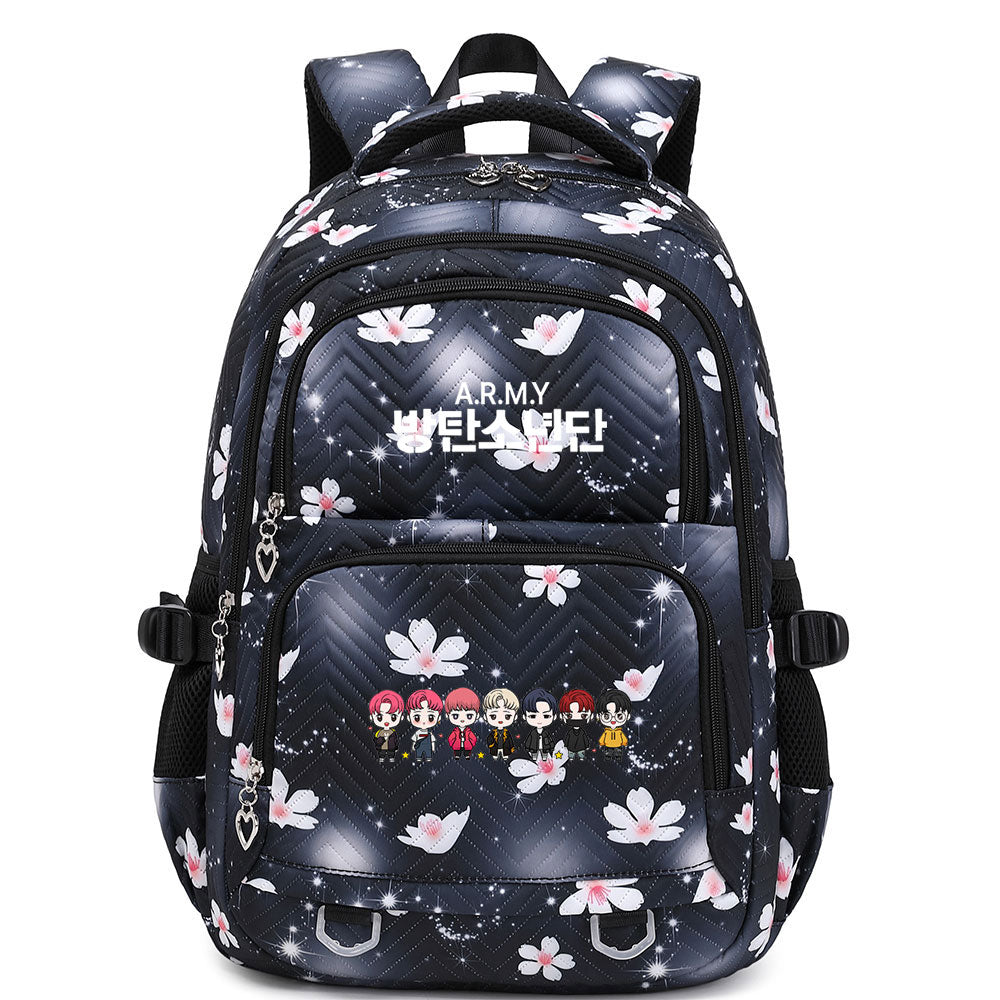 KPOP BTS Waterproof Backpacks Kids School Bags Teenagers Backpack
