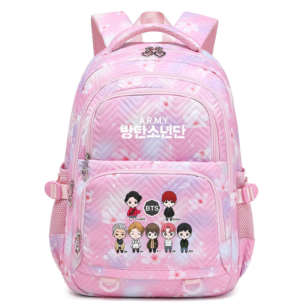 KPOP BTS Waterproof Backpacks Kids School Bags Teenagers Backpack